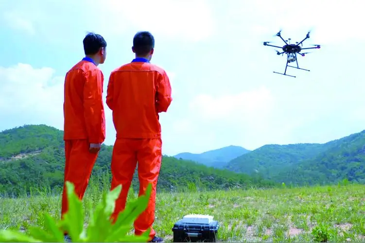 八宿无人机倾斜摄影巡检拍摄